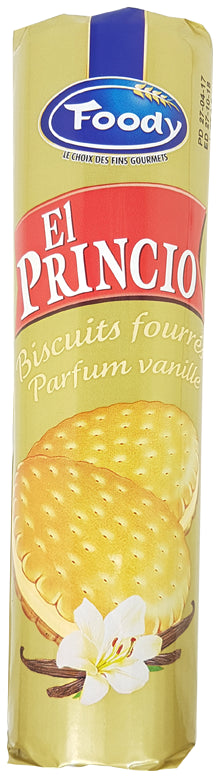 Biscuits Fourrés à la Crème de Vanille El Princio 245g