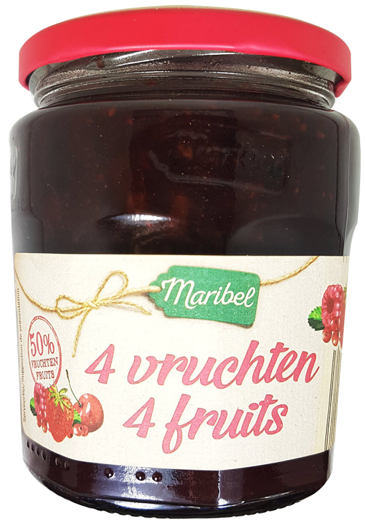 Confiture Maribel Quatre Fruits 450g