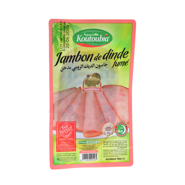 Jambon de Dinde Fumé Koutoubia 80g