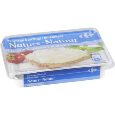 Fromage à Tartiner Nature  Carrefour  150 g