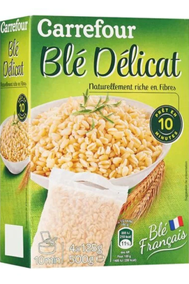 قمح مطبوخ 10 دقائق كارفور 500 جم