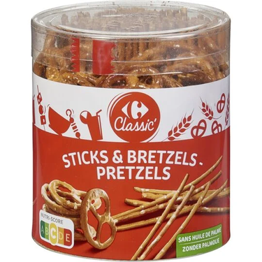 Carrefour Aperitif Cookies Sticks and Bretzels 300 g