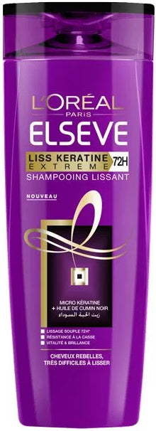 Smoothing Shampoo Liss Keratine Extreme 72h Elselve 250ml