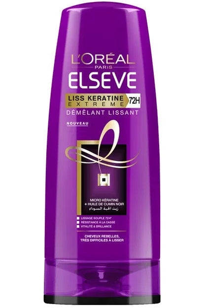 إلسيلف ليس - كيراتين إكستريم - مزيل تشابك الشعر يدوم 72 ساعة - 200 مل