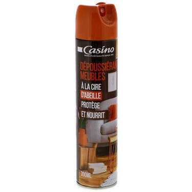 Dépoussiérant Meubles à la Cire d'Abeille Casino  300 ml