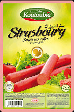 Saucisses Strasbourg Cuites Koutoubia 250g