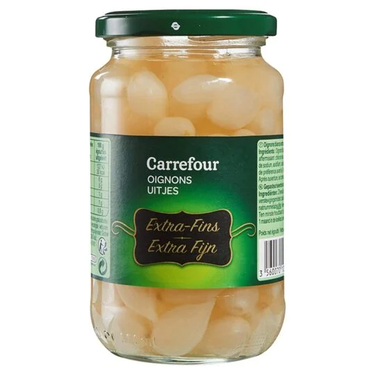 Extra Fine White Onions in Carrefour Vinegar 330 g