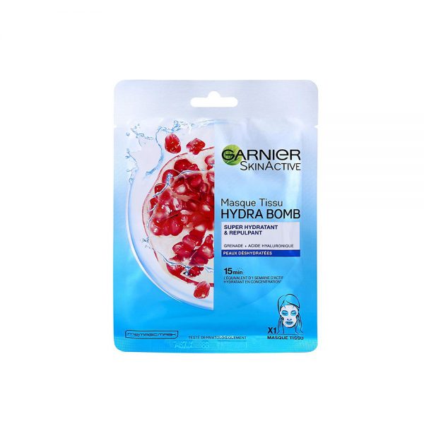 Super moisturizing and plumping sheet mask hydra bomb skin active - GARNIER 