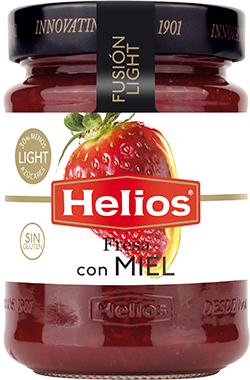 هيليوس - مربى الفراولة والعسل 340 جرام (30% سكر أقل)