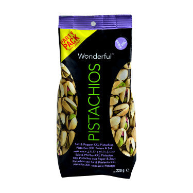Roasted Pistachios with Pepper and Salt Woderful 220g