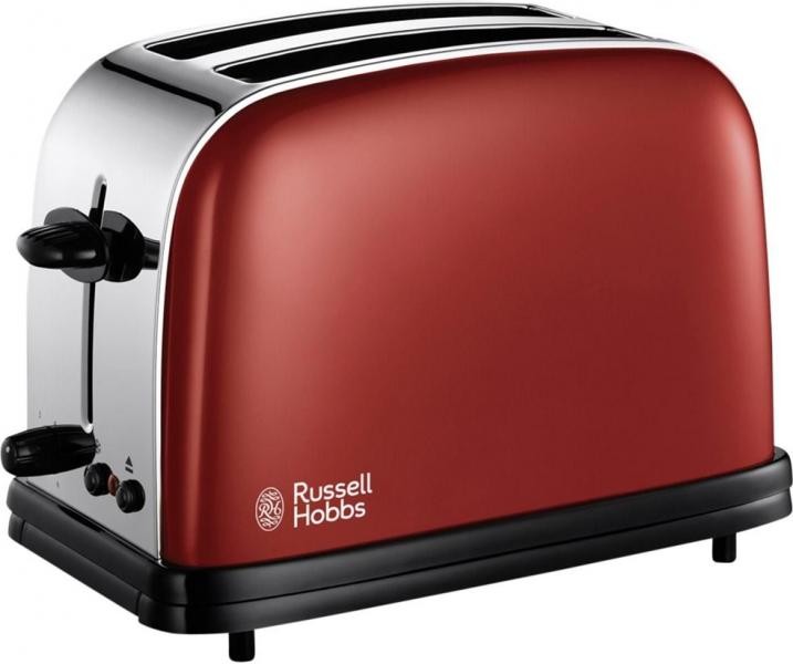 Red Russell Hobbs 1100W Toaster