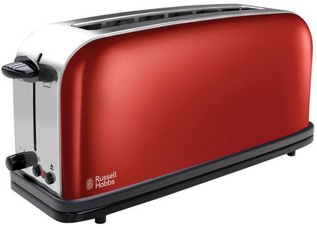 Russell Hobbs 1000W Long Slot Red Toaster