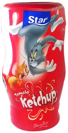 Tomato Ketchup Tom &amp; Jerry Star 310g