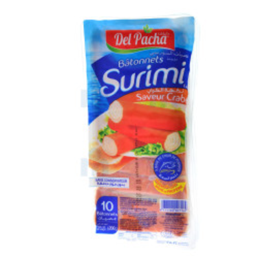 10 Bâtonnets Surimi Saveur Crabe Del Pacha 200 g