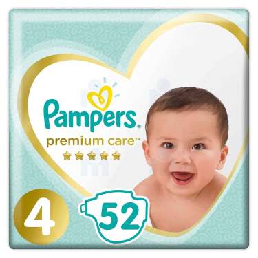 Pampers Couches Bébé Taille 3 (52 Pièces)