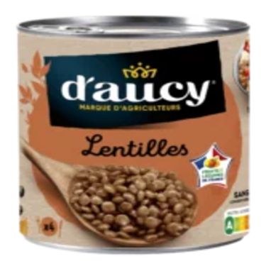 Lentilles Préparées D'aucy 400g