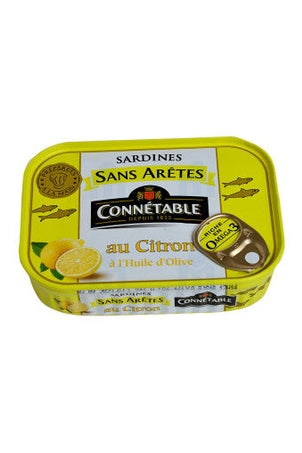 سردين بدون عظم سردين بالليمون وزيت الزيتون 140 جرام