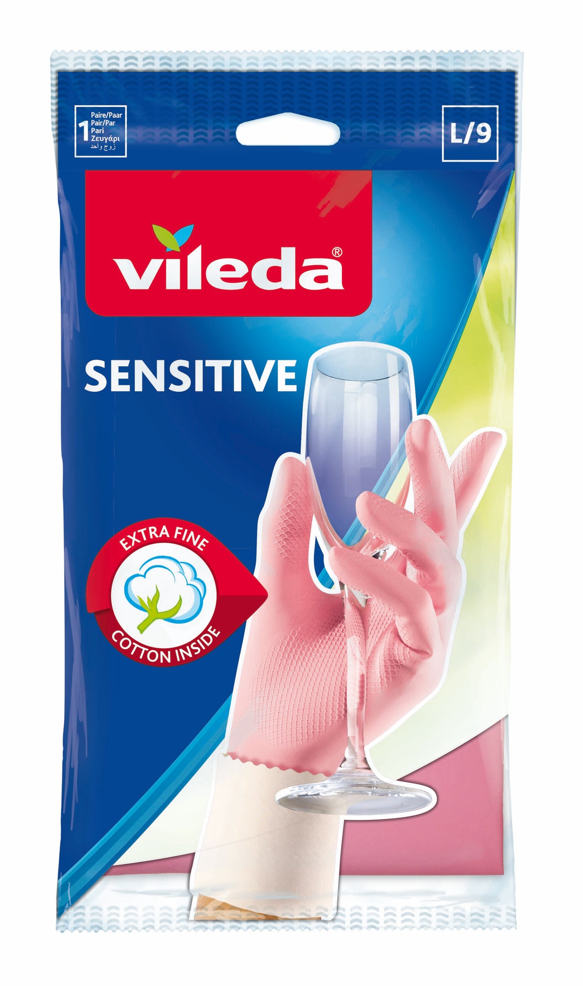 Sensitive Latex Glove Size L Vileda
