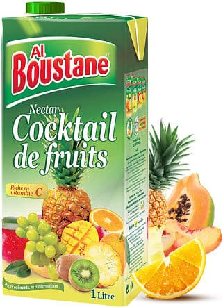 Jus Nectar Cocktail De Fruits Al Boustane  1L.