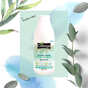 Cottage Hypoallergenic Rice Powder Shower Cream 560ml