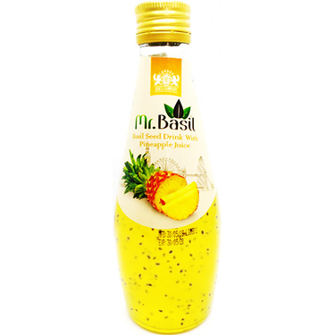 Mr. Basil Basil &amp; Pineapple Seed Drink 290 ml