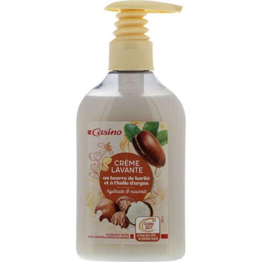 Crème Lavante au Beurre de Karité et à l'Huile d'Argan Casino  300 ml