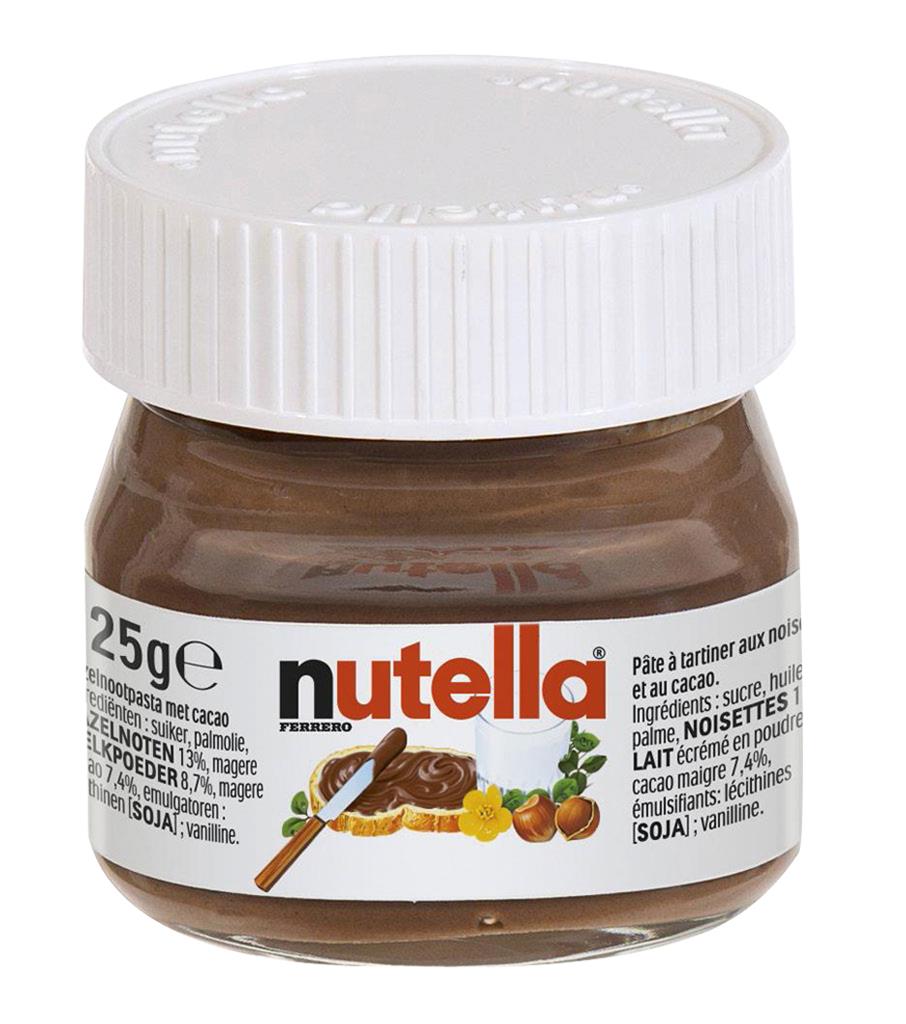 Nutella Mini Glass Hazelnut Spread 25 g