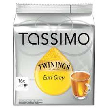 16 cápsulas de té Twinings Earl Grey de Tassimo
