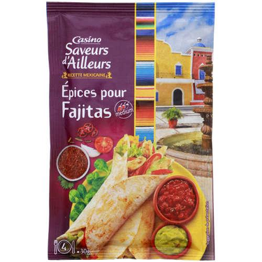 Épices pour Fajitas Casino Saveurs d'Ailleurs 30 g