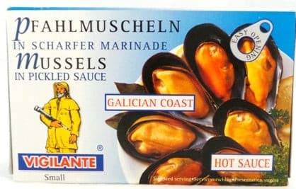 Vigilante Spicy Escabèche Mussels 115g
