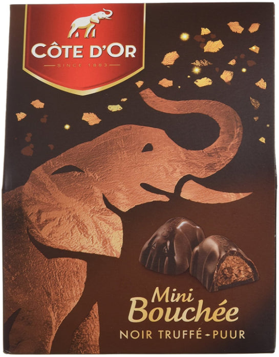 Mini Bouchées Noir Truffé Côte d'Or 158g