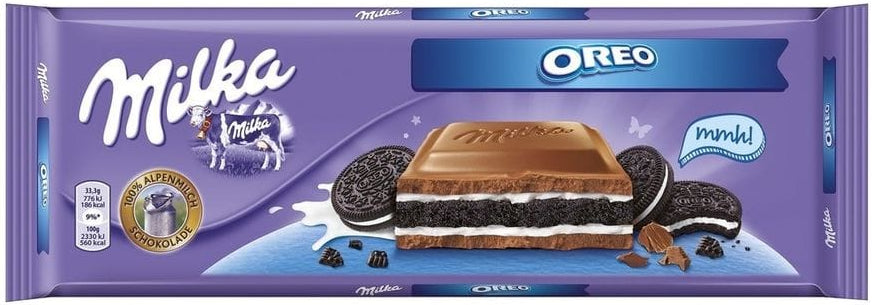 Chocolat au Lait Fourré au Biscuit Oreo Milka 300g