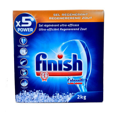 Finish Dishwashing Machine Ultra-Efficient Regenerating Salt 2kg 