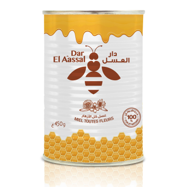 عسل زهور دار العسل 450 جرام