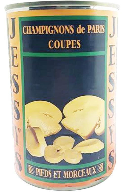 Champignons de Paris Coupés Jessy's 400g