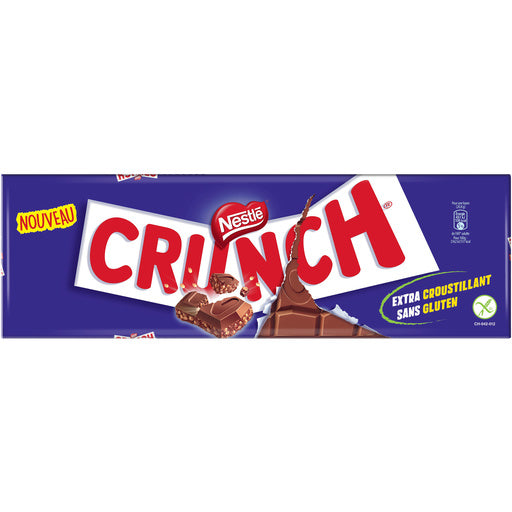 Crunch milk chocolate and crispy rice bar 100g