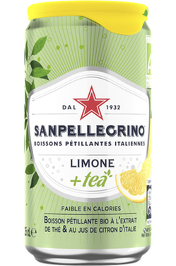 Soft Drink Flavored with Tea Extract and Organic Italian Lemon Juice San Pellegrino 25 cl