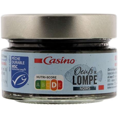 Œufs de Lompe Noirs Casino 100 g