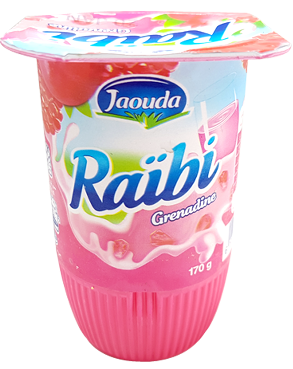 Raïbi Besty Pomegranate Flavored Drinking Yogurt 165g - Jaouda
