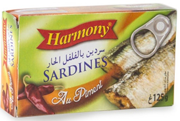 HARMONY SARDINE WITH CHILI 125G