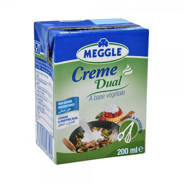 Crème Dual Pâtisserie & Cuisine Meggle 200 ml