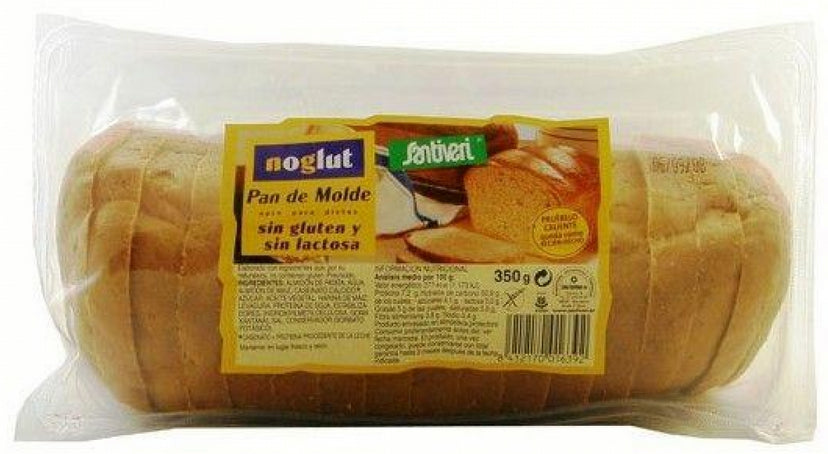 Santiveri Gluten Free and Lactose Free Sandwich Bread 350g