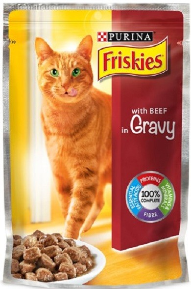 FRISKIES Beef Pouches 100g