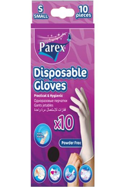 10 Gants Jetables Small Parex