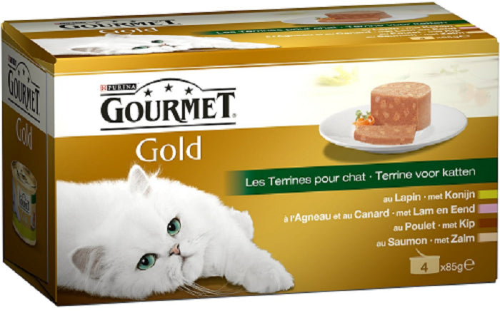 Purina Gourmet Gold Terrines 4x85g