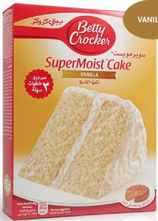 Betty Crocker Vanilla Flavor Cake Preparation 500g