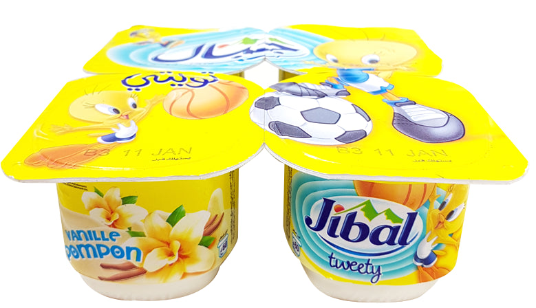 Jibal Vanilla Stirred Yogurt 60g*4
