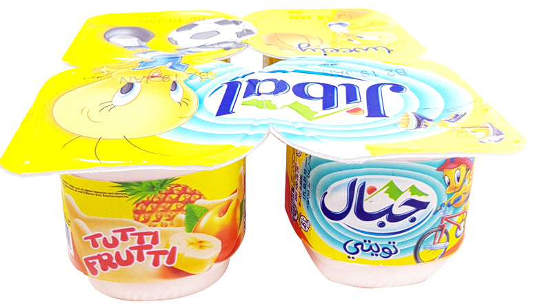 Yaourt Brassé Tutti Frutti Jibal 60g*4