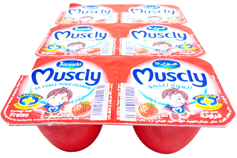 Petit Suisse Fraise Muscly de Jaouda 30g*6