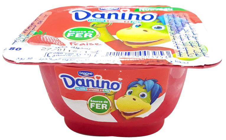 Yaourt Fraise Danino 80g